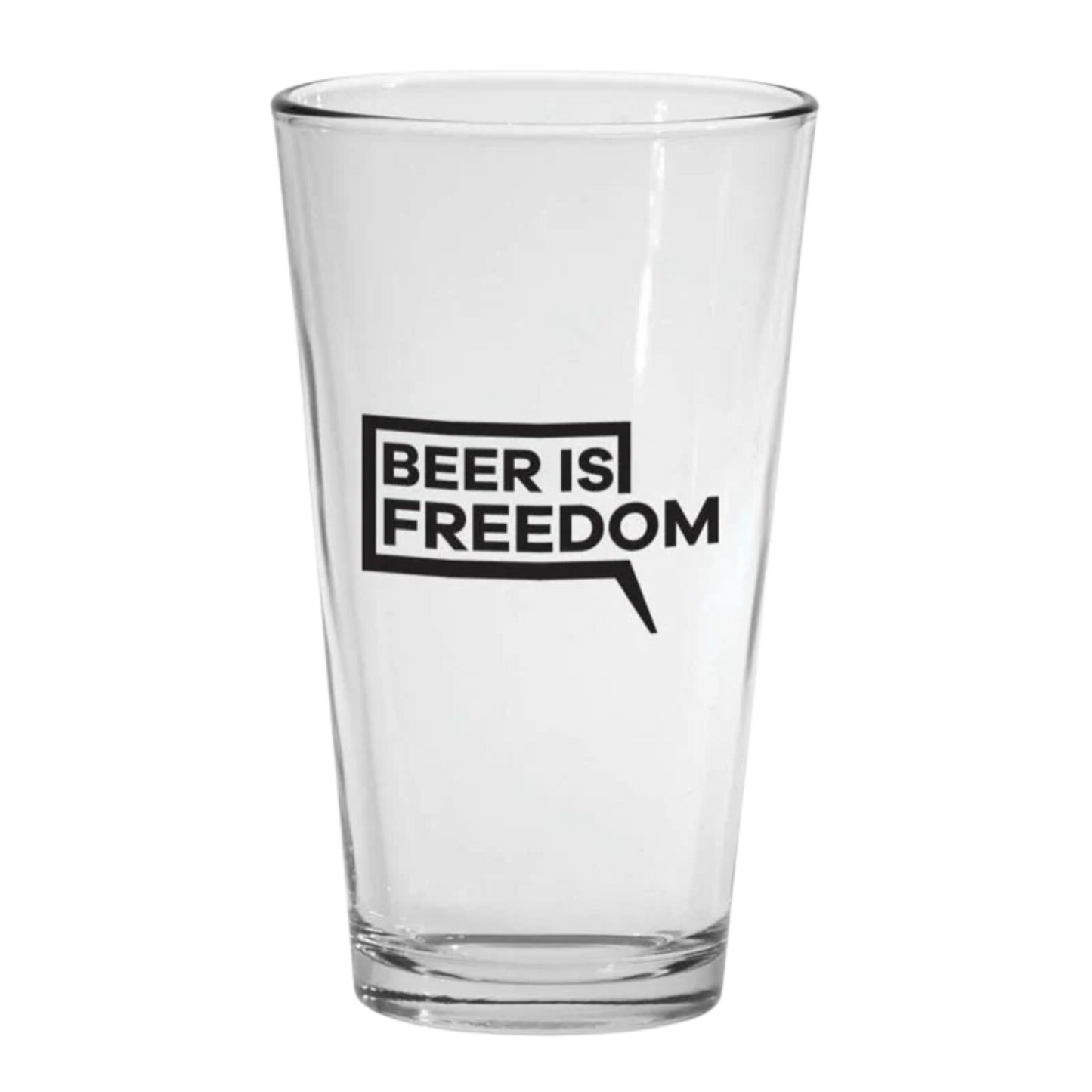 Beer is Freedom Pint Glass