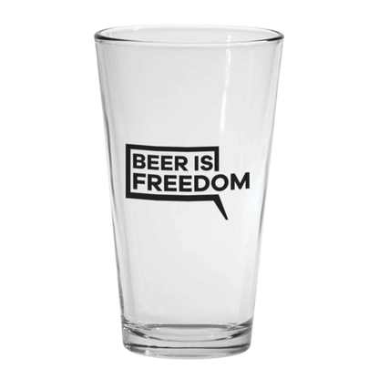 Beer is Freedom Pint Glass