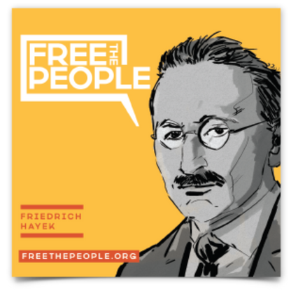 Friedrich Hayek Sticker