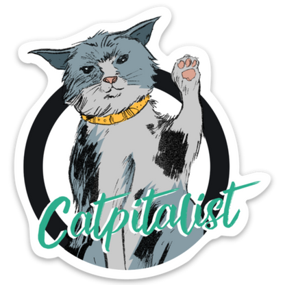 Catpitalist Sticker