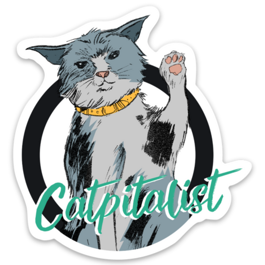 Catpitalist Sticker