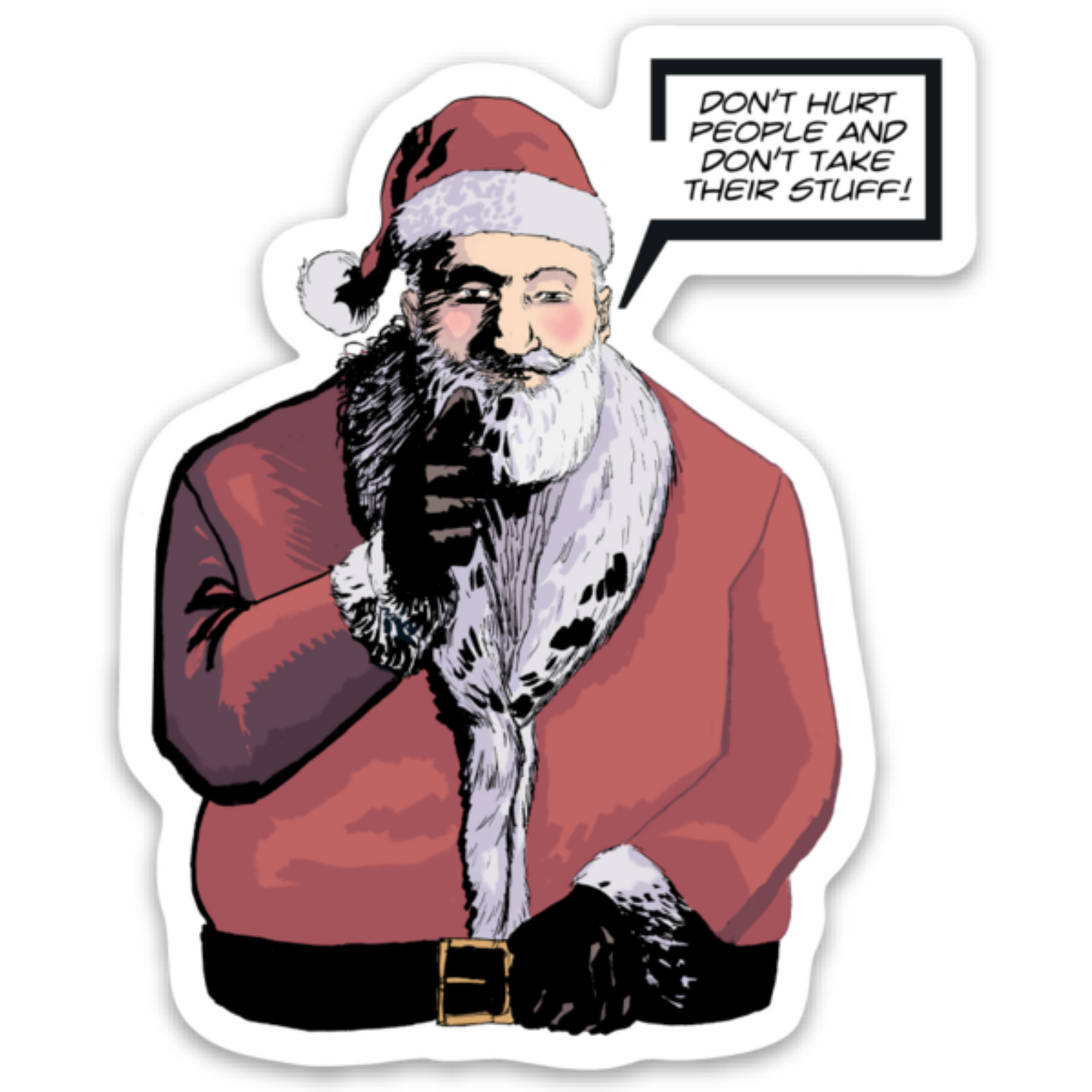 2020 Santa Sticker