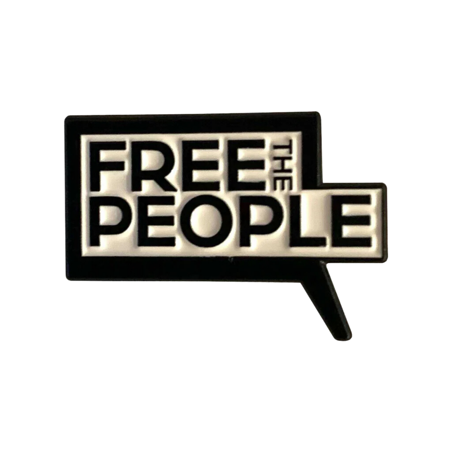 Free the People Enamel Pin