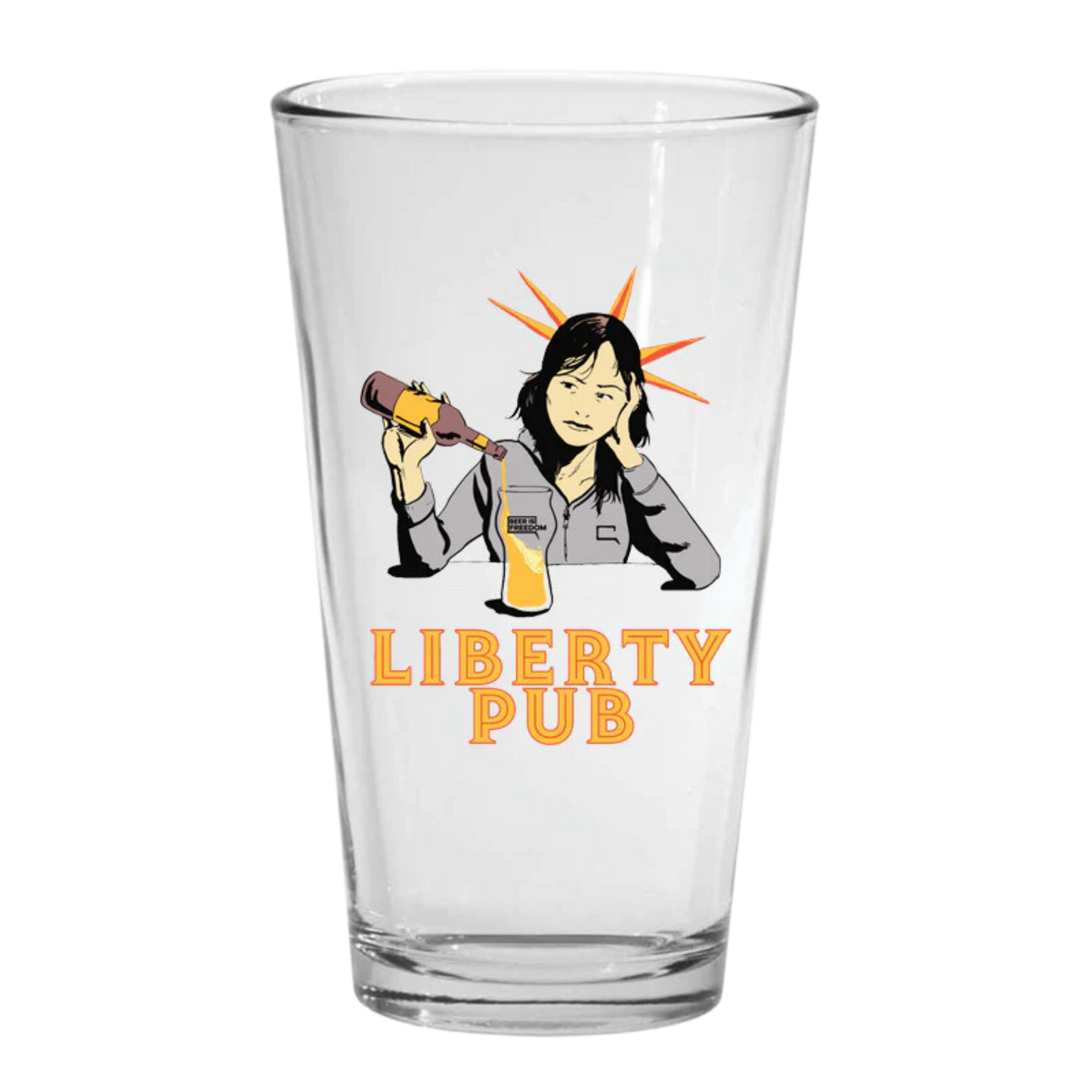 Liberty Pub Pint Glass