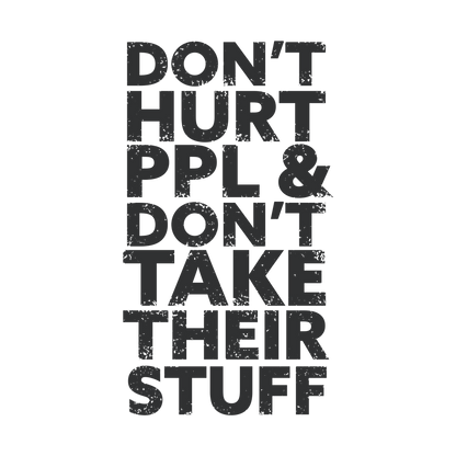 Don't Hurt People Carry Pouch