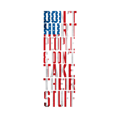 Don't Hurt People | Flag | Women's V-Neck Tee