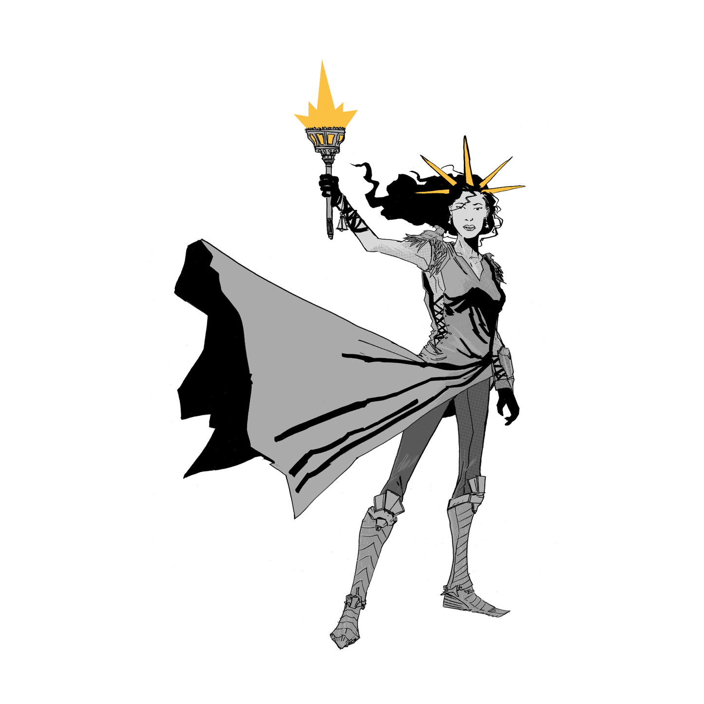 Liberty Hero | Throw Pillow Cover