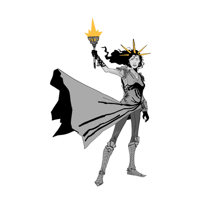 Liberty Hero | Throw Pillow Cover