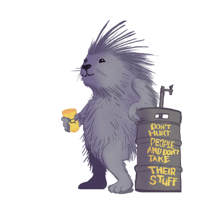 Porcupine Kegger | Tote Bag
