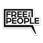 Free the People Logo Sticker