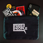 Free the People Canvas Pouch