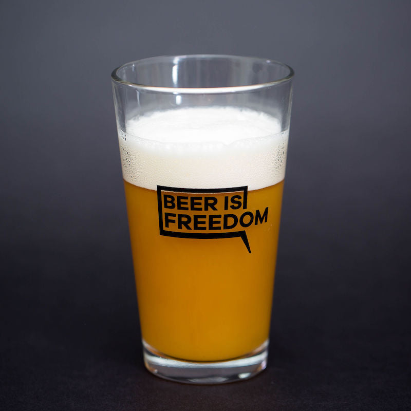 Beer is Freedom Pint Glass