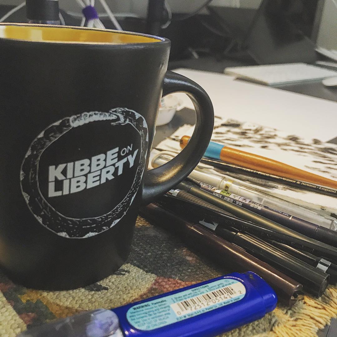 Kibbe on Liberty Coffee Mug