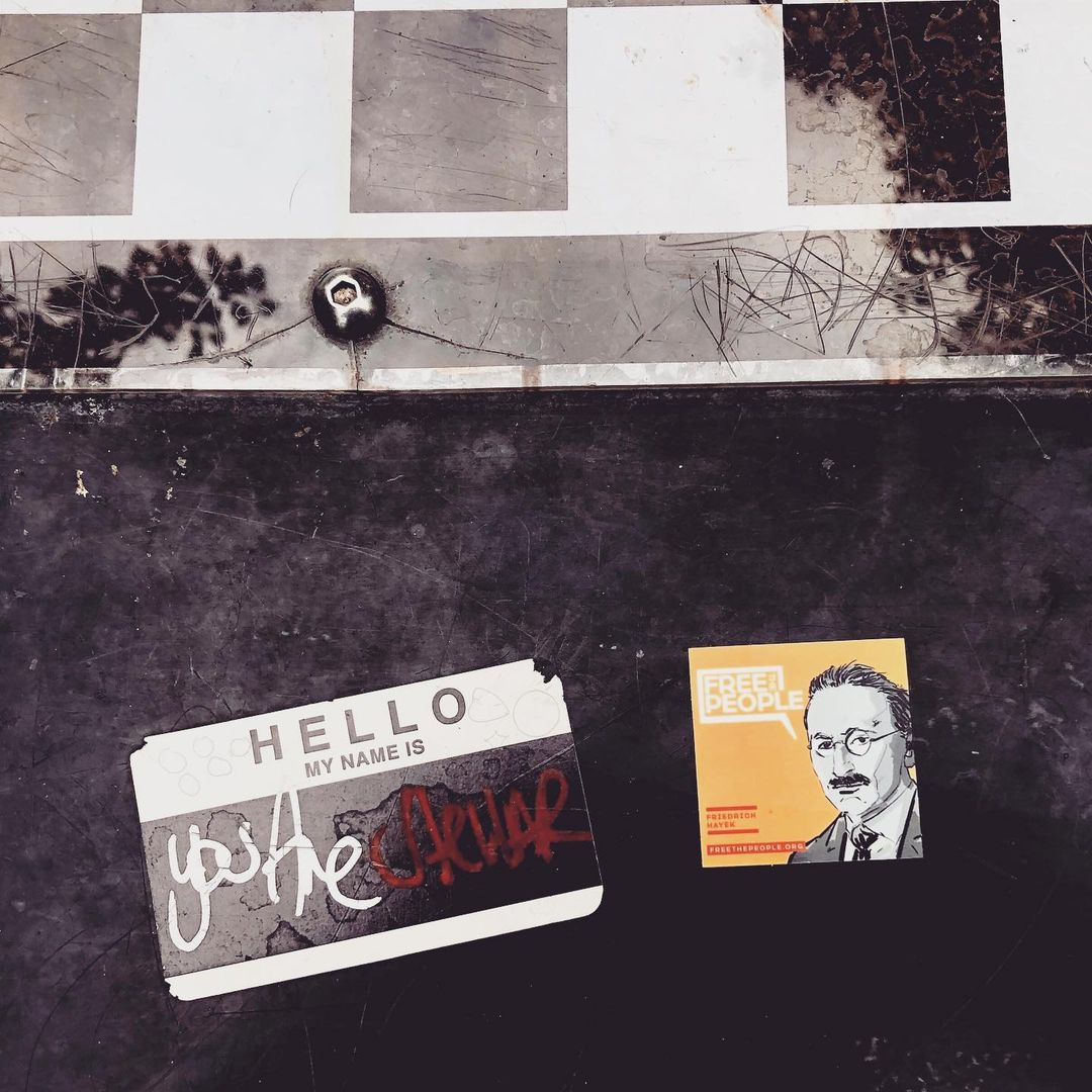 Friedrich Hayek Sticker