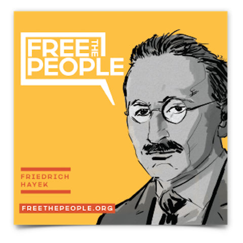 Friedrich Hayek Sticker