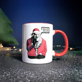Santa Coffee Mug + Stickers Combo