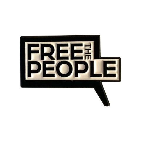 Free the People Enamel Pin